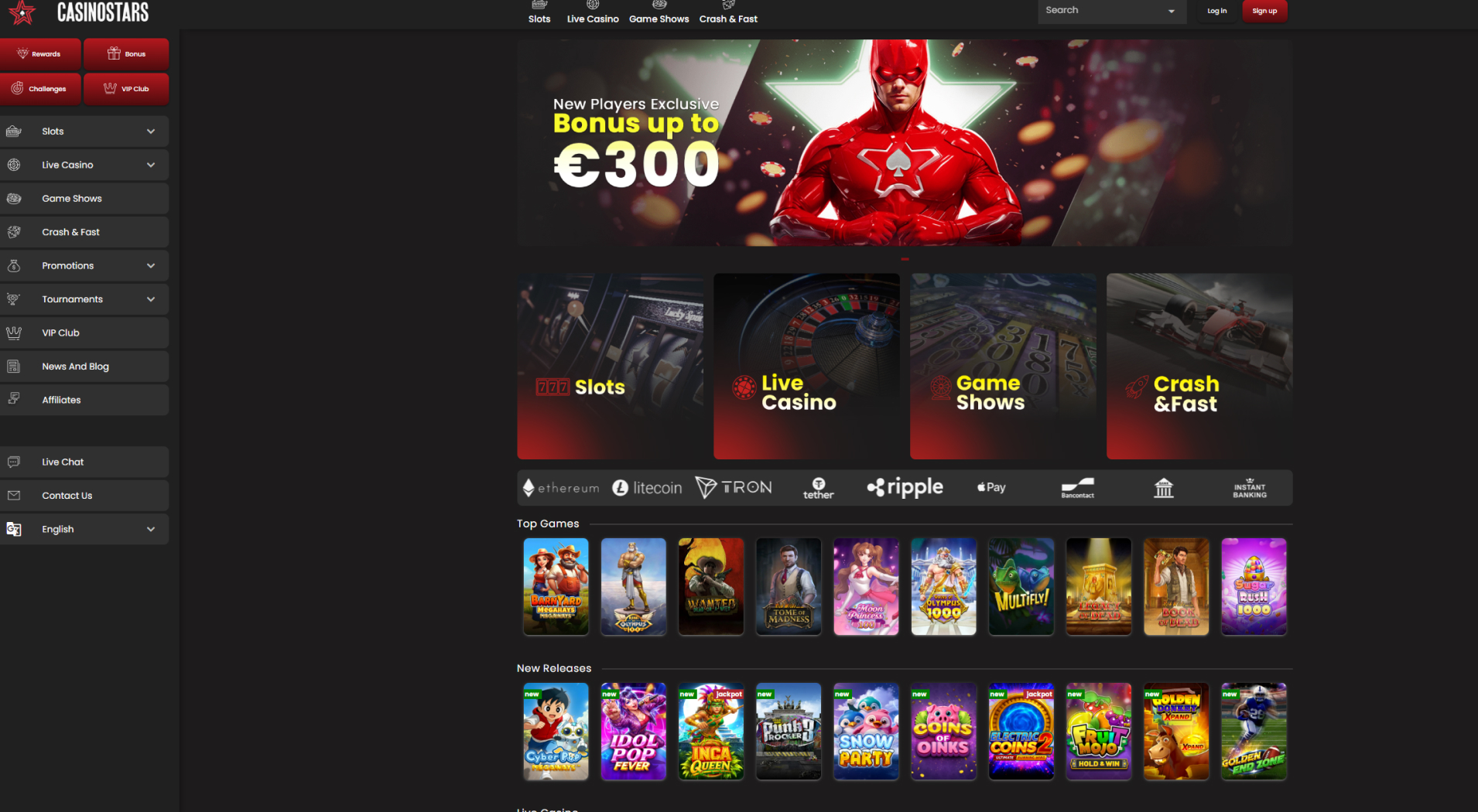 6. CasinoStar- Pagamenti rapidi al casinò Sofort