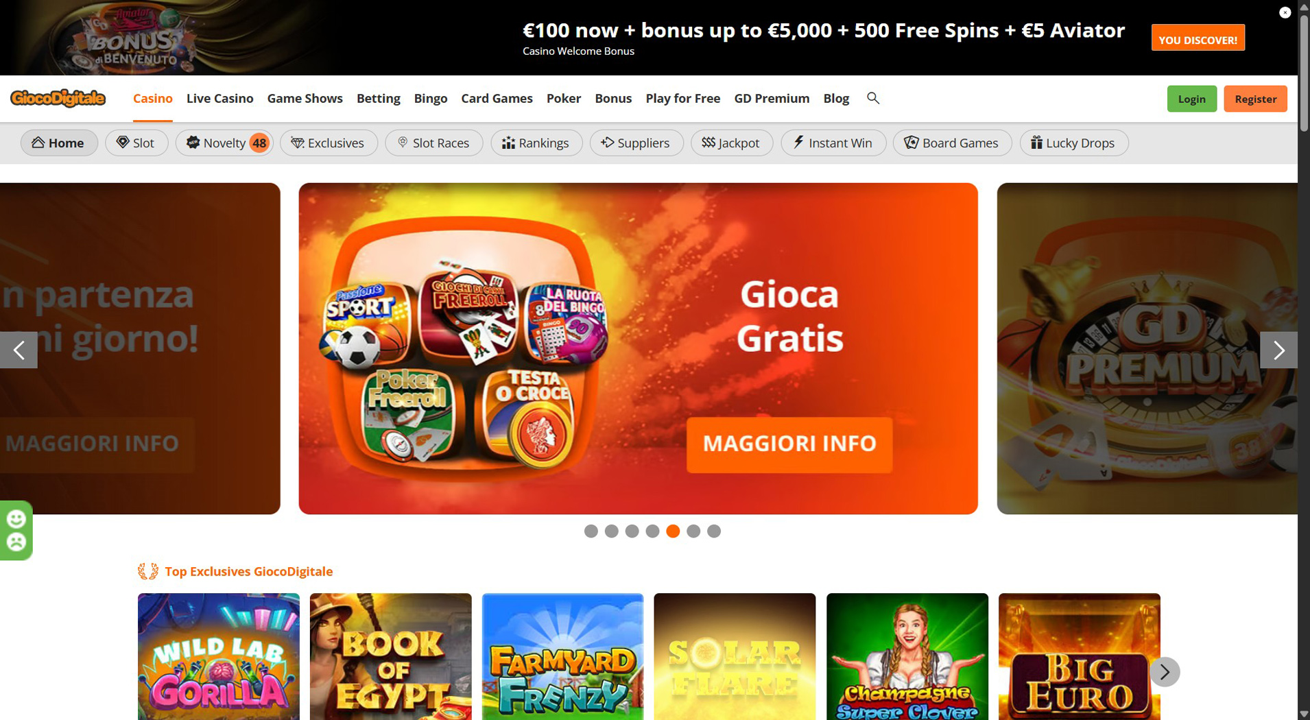 2. Gioco Digitale- Accesso rapido al casinò Sofort